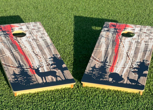 HUNTER/FIRMEAN/AMERICAN FLAG Cornhole Boards