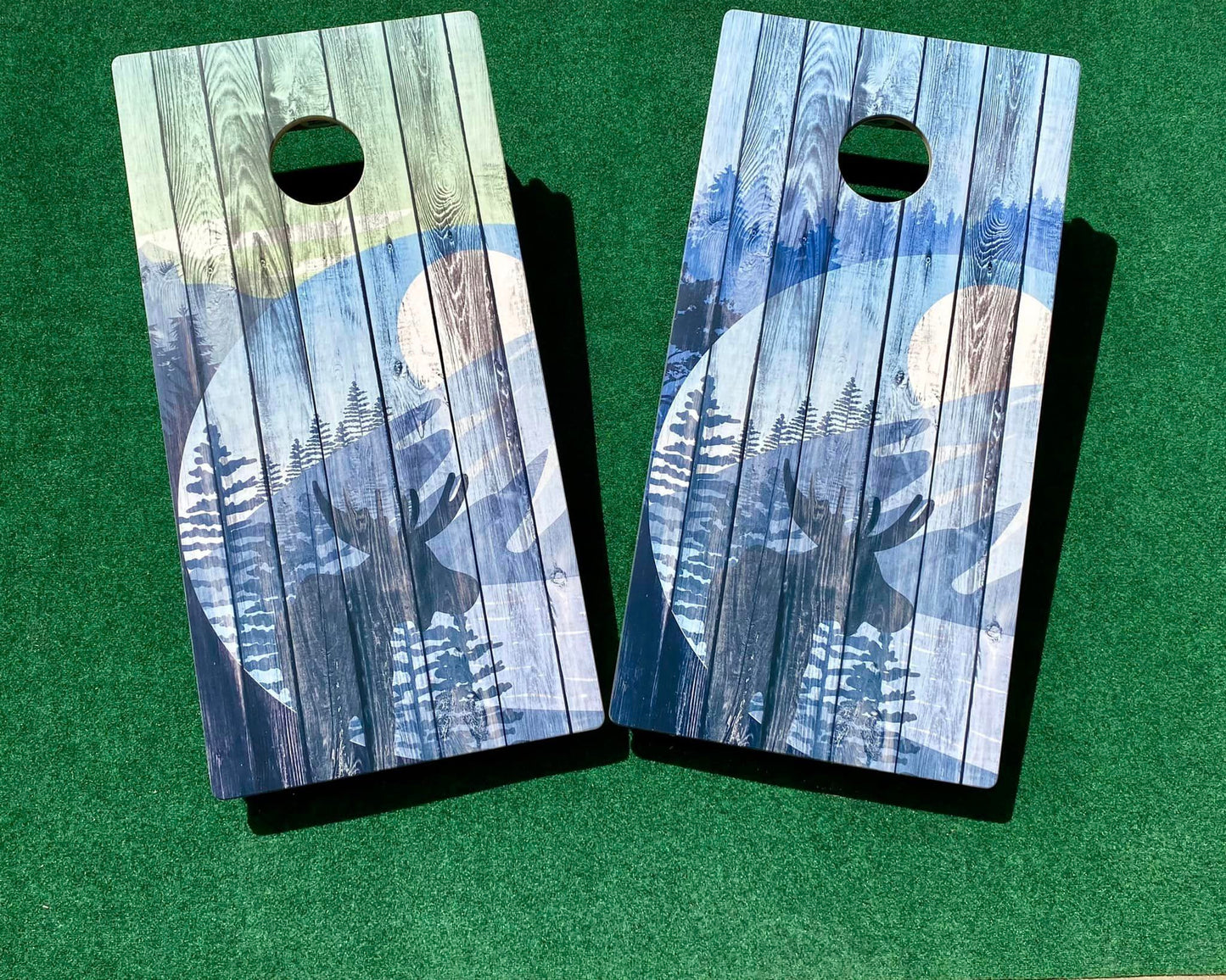 MOOSE/MOUNTAINS Cornhole Boards