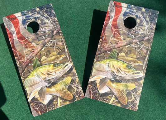 WALLEYE Cornhole Boards